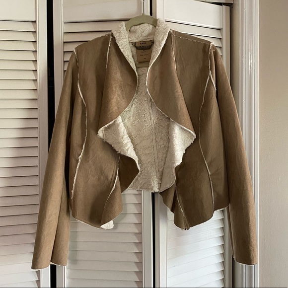 Jou Jou Jackets & Blazers - JouJou Faux Shearling Jacket SZ MED